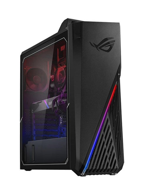 كمبيوتر رأسي G15DK بمعالج AMD رايزن 7-5800X وذاكرة رام سعة 16 جيجابايت ومحرك أقراص صلبة سعة 1 تيرابايت ومحرك أقراص SSD سعة 256 جيجابايت وبطاقة رسومات إنفيديا جيفورس 1660Ti سعة 6 جيجابايت/W10 أسود