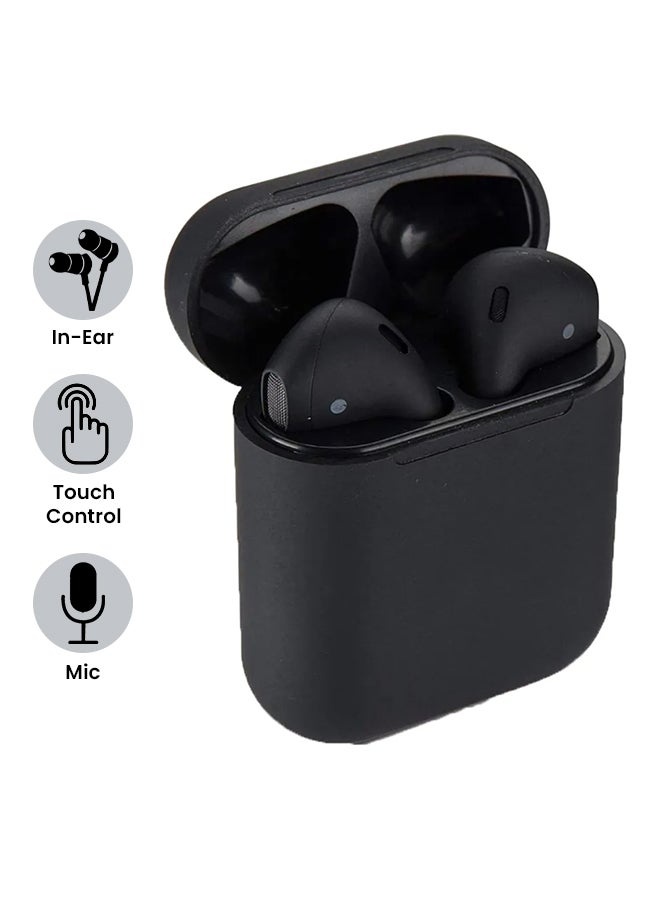 Rock Pow Bluetooth In-Ear Earphones With Mic And Charging Case Black  - Image 2