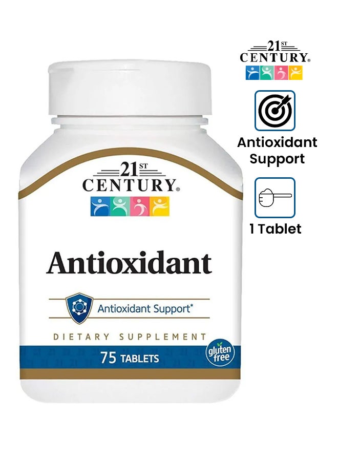 21st CENTURY - Antioxidant Dietary Supplement - 75 Tablets - Image 1
