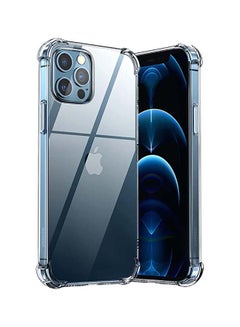 iPhone 12 Pro Max Case 6.7 inch Clear TPU Protective Case Slim Thin with 4 Corners Shockproof Protection Soft Transparent Cover Scratch-Resistant Anti-Drop Clear