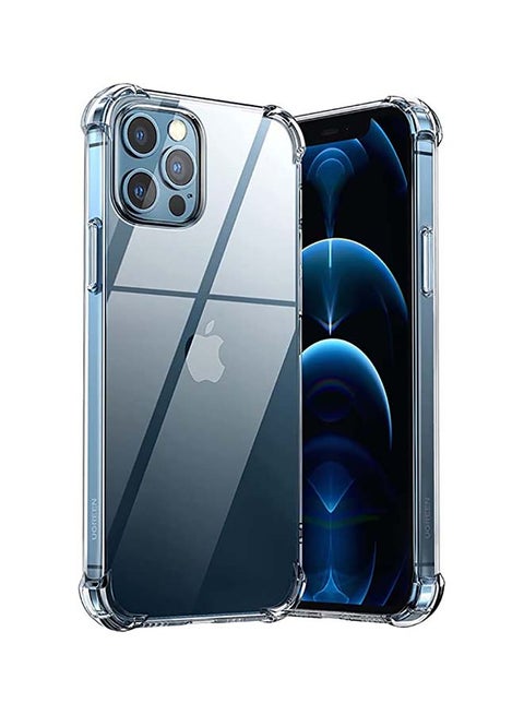 iPhone 12 Pro Max Case 6.7 inch Clear TPU Protective Case Slim Thin with 4 Corners Shockproof Protection Soft Transparent Cover Scratch-Resistant Anti-Drop Clear
