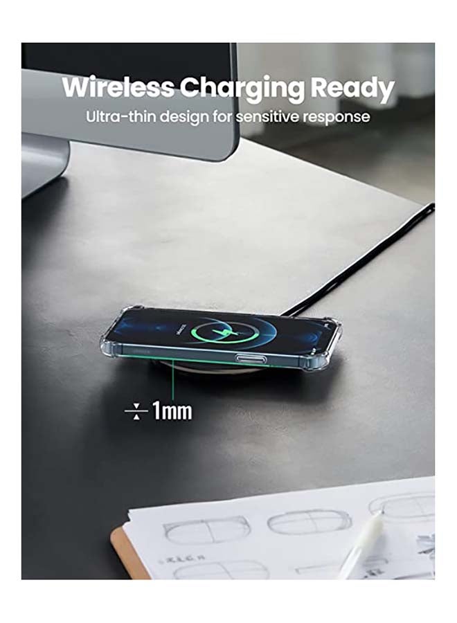 Ugreen - iPhone 12 Pro Max Case 6.7 inch Clear TPU Protective Case Slim Thin with 4 Corners Shockproof Protection Soft Transparent Cover Scratch-Resistant Anti-Drop Clear - Image 1