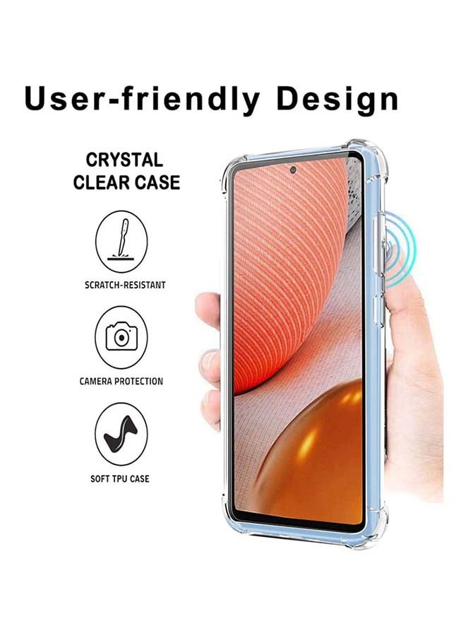 MARGOUN Clear Raised Bumper Gorilla Case Cover for Samsung Galaxy A02s/M03s clear - Image 2