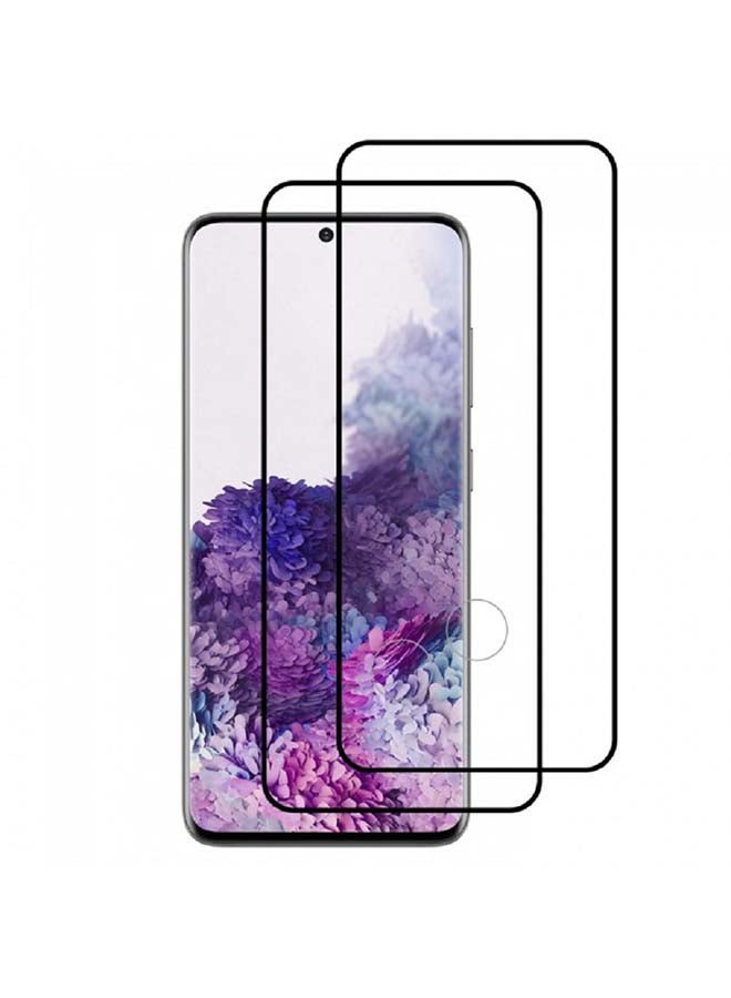 MARGOUN 2-Piece Super Shieldz Screen Protector For Samsung Galaxy S20+ Black/Clear - Image 1