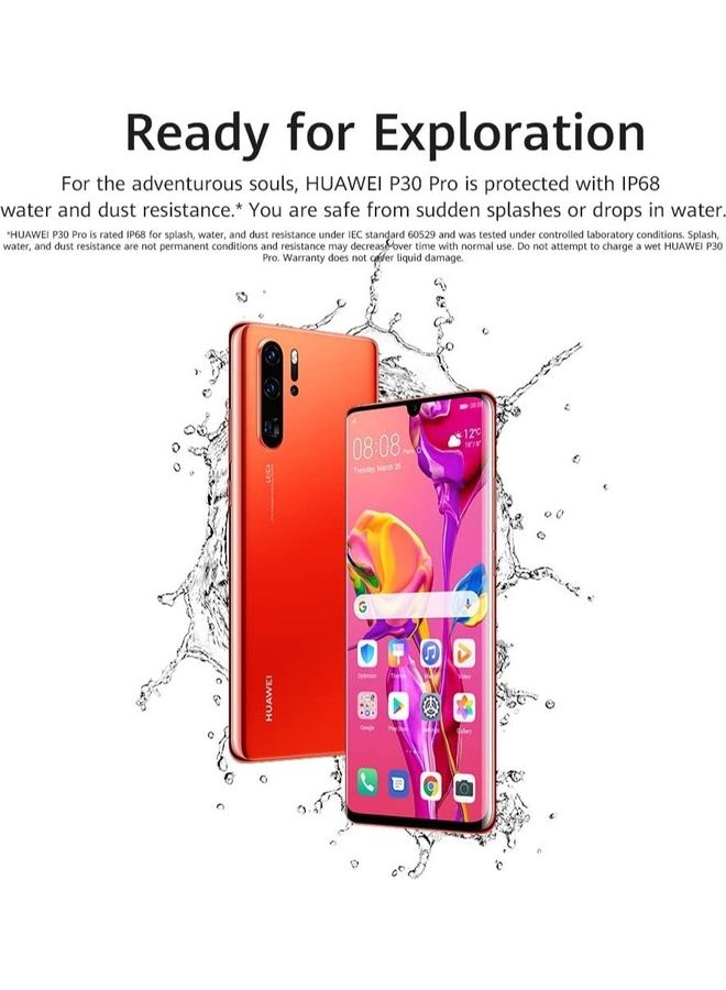 HUAWEI - P30 Pro Dual SIM Amber Sunrise 8GB RAM 512GB 4G LTE - Image 1