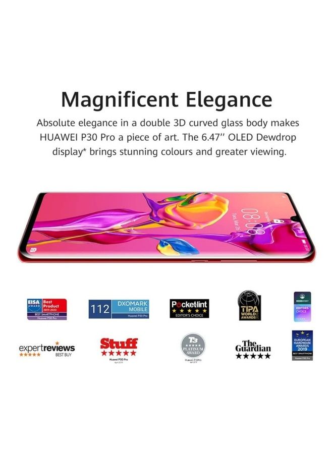 HUAWEI - P30 Pro Dual SIM Amber Sunrise 8GB RAM 512GB 4G LTE - Image 1