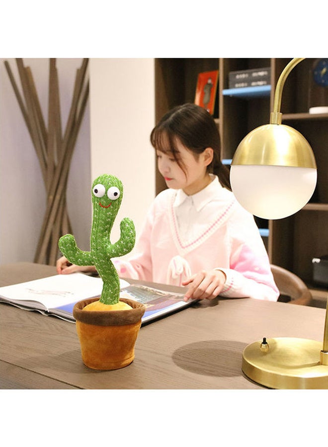 Electric Dancing Cactus Plant Stuffed Toy 30x5x5cm