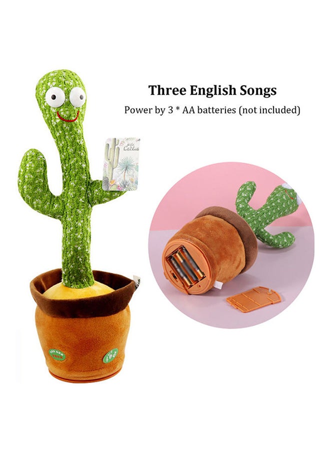 Electric Dancing Cactus Plant Stuffed Toy 30x5x5cm
