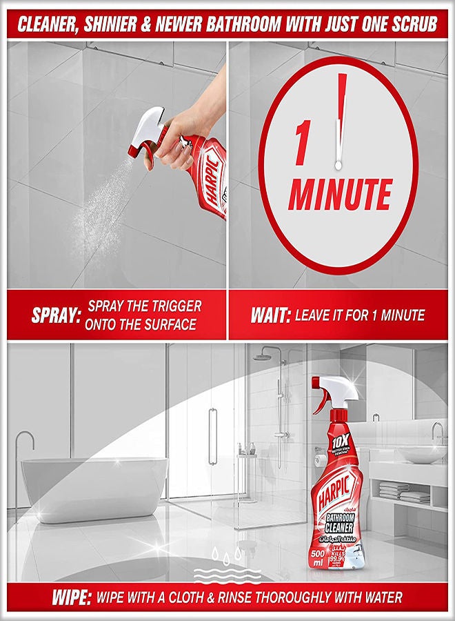 Bathroom Cleaning Spray Red/White 500ml