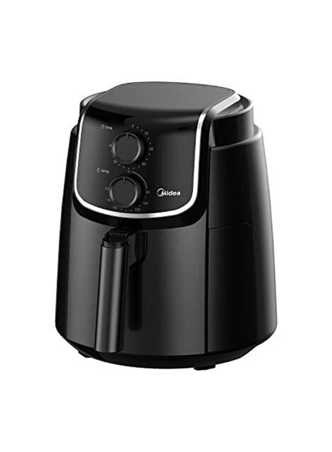 Midea Air Fryer with Dual Cyclone Rapid Hot Technology for Frying, Grilling, Broiling, Roasting, Baking & Toasting, Timer up to 60 minutes Temperature Control 200°C, 3.5 L MFTN35D2 Black - Image 3