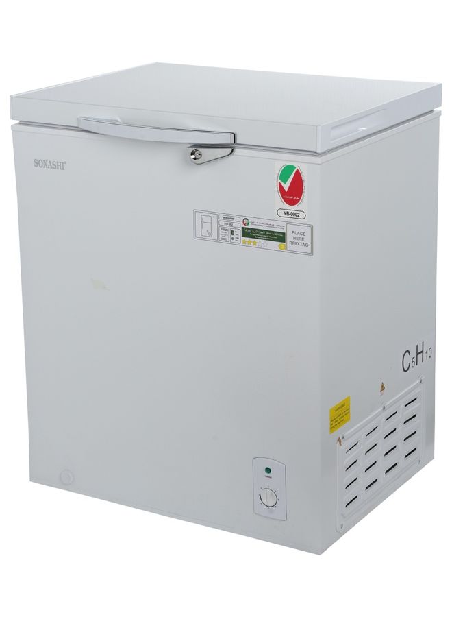 سوناشي - CFC Free Chest Freezer 150 Litres SCF-202 White - Image 1