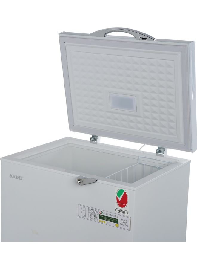 سوناشي - CFC Free Chest Freezer 150 Litres SCF-202 White - Image 1