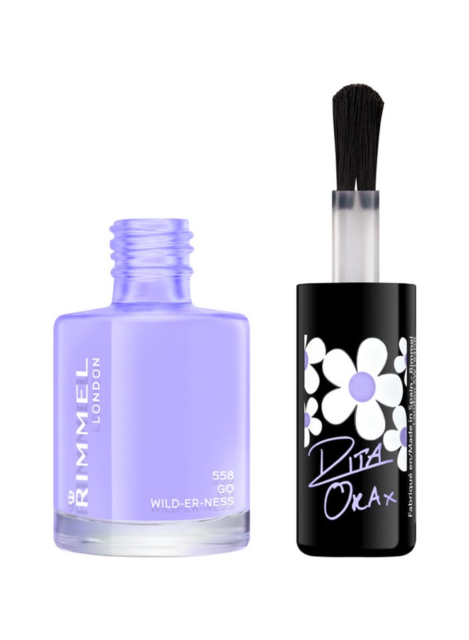 RIMMEL LONDON - 60 Seconds Super Shine Nail Polish – 558 –Go Wild Er Ness - Image 1