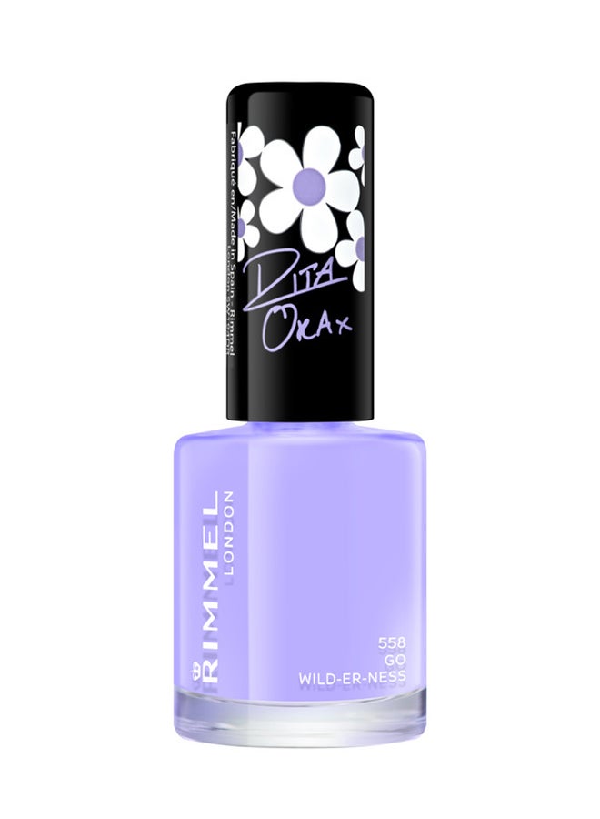 RIMMEL LONDON - 60 Seconds Super Shine Nail Polish – 558 –Go Wild Er Ness - Image 1