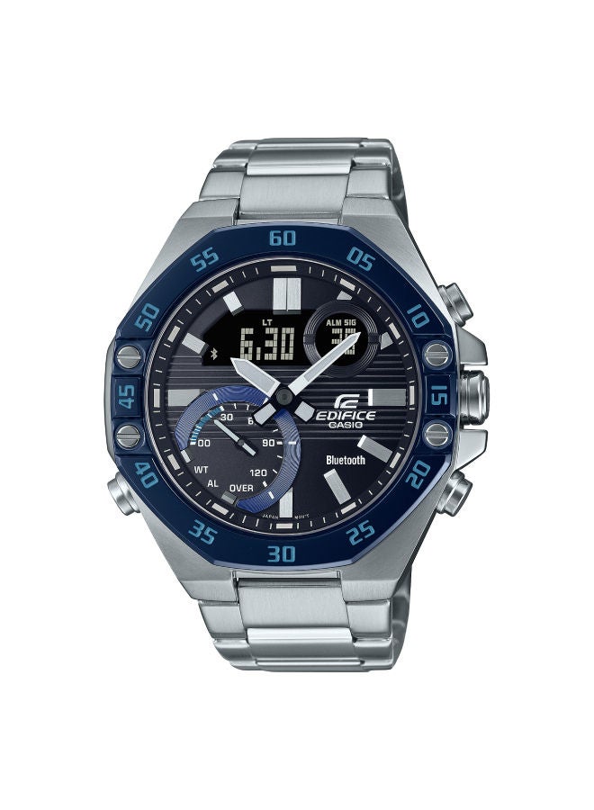 CASIO Men's Edifice Stainless Steel Watch ECB-10DB-1B - Image 1