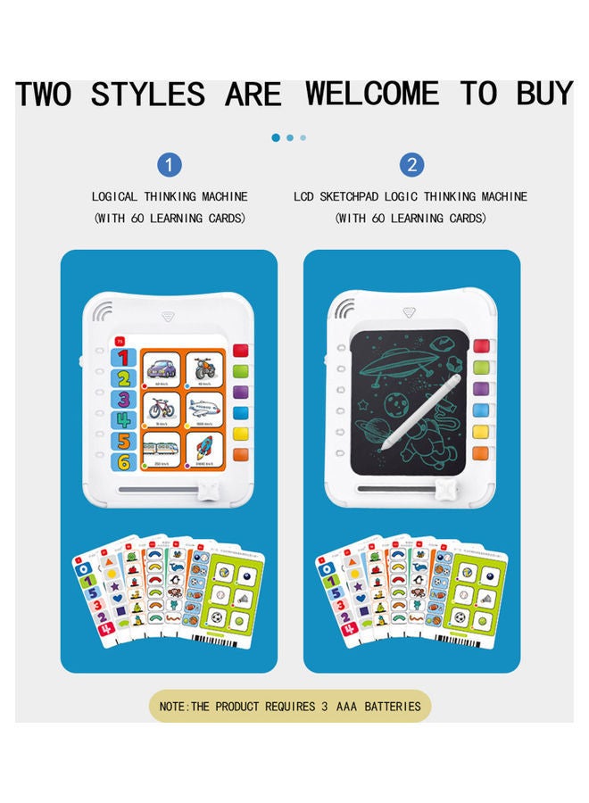 Generic - Educational Machine Learning Toy - Six Categories, 60 Learning Cards, 720 Questions - Image 1