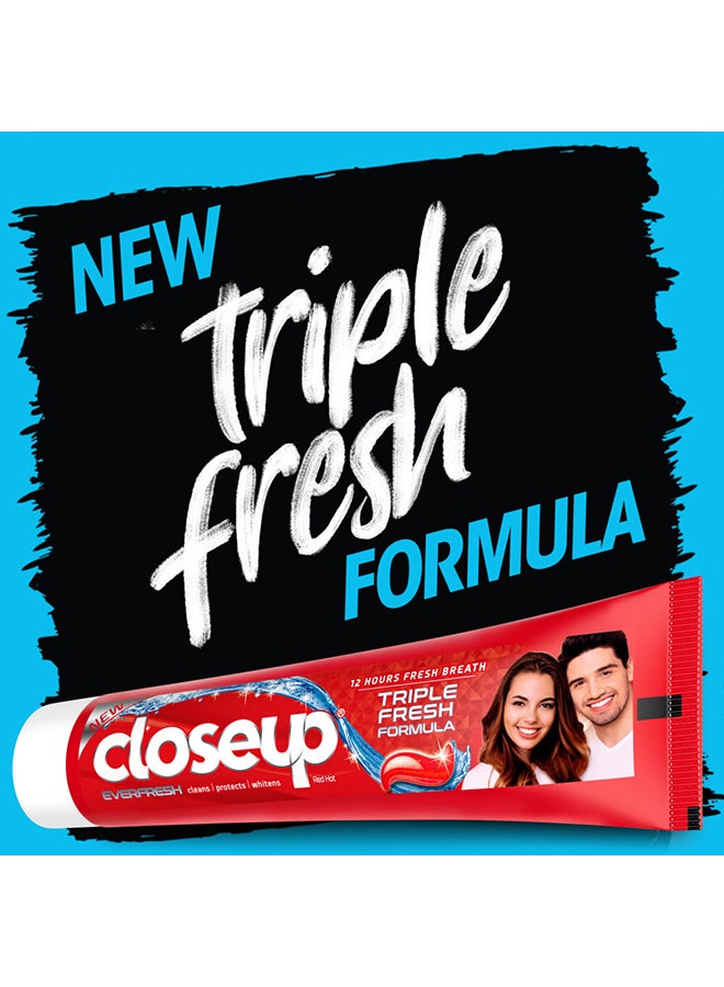 Closeup Red Hot Gel Toothpaste 120ml Pack of 4  - Image 5