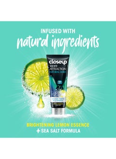 Closeup Lemon Essence And Sea Salt Gel Toothpaste 75ml  - Image 4