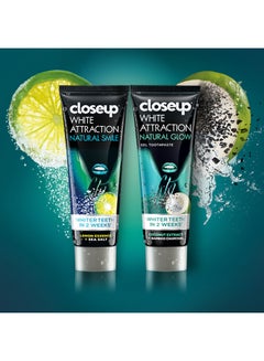Closeup Lemon Essence And Sea Salt Gel Toothpaste 75ml  - Image 5