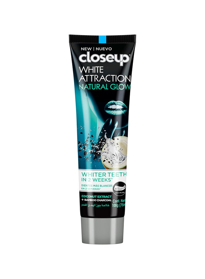 Closeup Coconut Extract And Bamboo Charcoal Gel Toothpaste 75ml  - Image 1