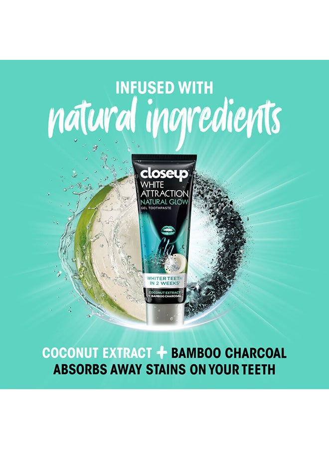 Closeup Coconut Extract And Bamboo Charcoal Gel Toothpaste 75ml  - Image 4