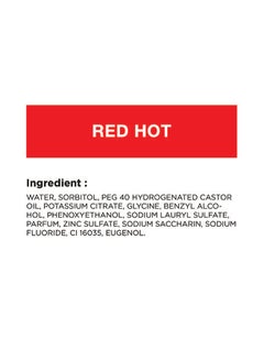 Closeup Red Hot Antibacterial Mouthwash Red 400ml  - Image 4
