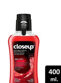 Closeup Red Hot Antibacterial Mouthwash Red 400ml  - Image 3