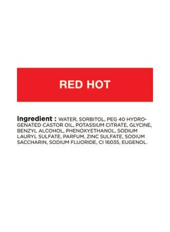 Closeup Red Hot Antibacterial Mouthwash Red 300ml  - Image 3