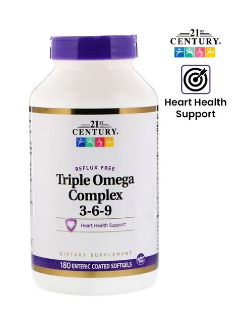 Triple Omega Complex 3-6-9 - 180 Enteric Coated Softgels