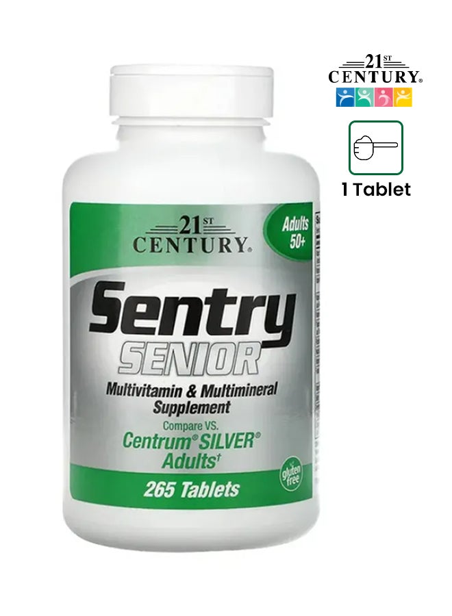 21st Century Sentry Senior Multivitamin And Mineral Supplement - 265 Tablets - Image 1