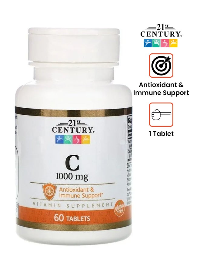 21st CENTURY Vitamin C 1,000 Mg - 60 Tablets  - Image 1