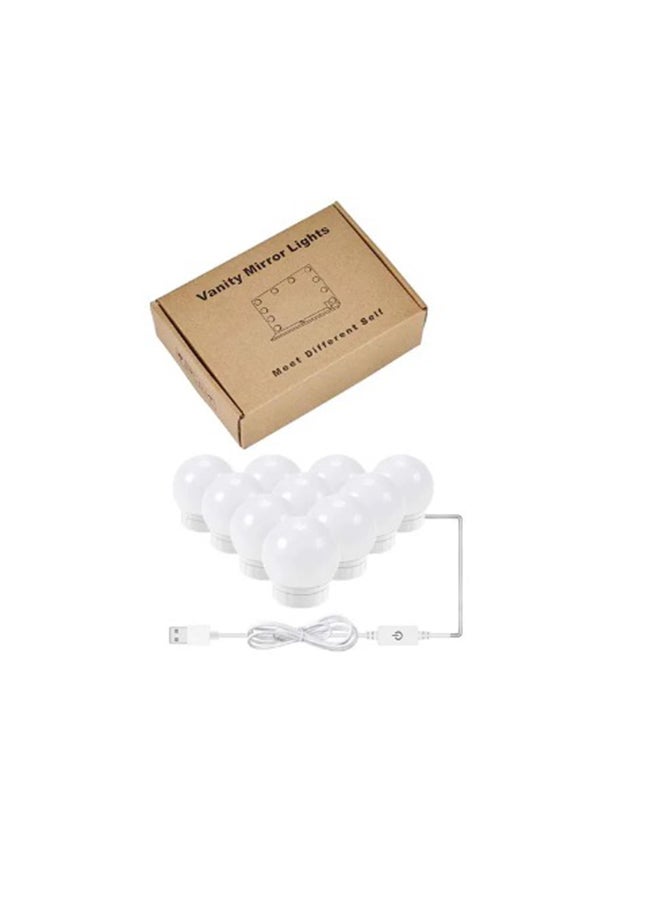 مرآة لغرفة الملابس بإضاءة LED أبيض  - Image 1