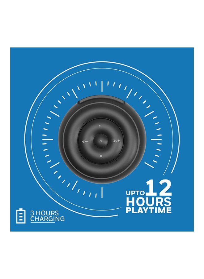 Moxie V200, Lightweight & Portable Speaker with Wireless Bluetooth 5.0 Connectivity, TWS Feature and Upto 12 Hours Playtime Blue