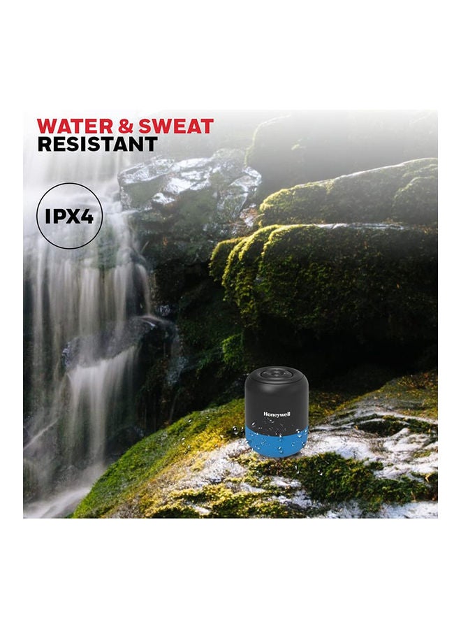 Moxie V200, Lightweight & Portable Speaker with Wireless Bluetooth 5.0 Connectivity, TWS Feature and Upto 12 Hours Playtime Blue