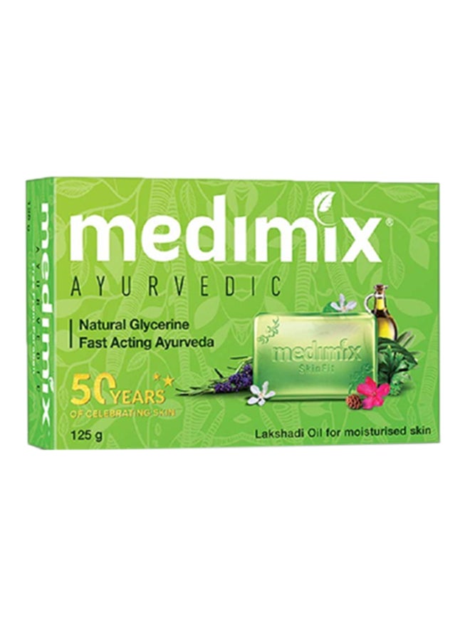 Medimix Natural Glycerine Ayurvedic Soap Green 125grams 