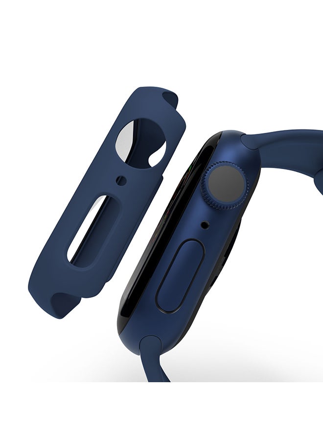 Shock Proof Watch Protectors With Touch Sensitive Tempered Glass For Apple Watch Series 6/5/4/SE - 40mm Blue