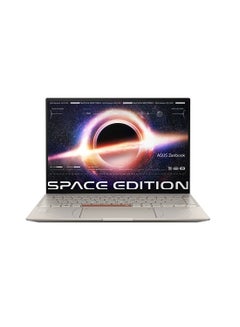 ZenBook 14X OLED Space Edition With 14-Inch 2.8K OLED Display, Touch Screen / Core i7-12700H Processor / 16GB RAM / 1TB SSD / Intel Iris Xe Graphics / Win11 / English/Arabic Zero-G Titanium