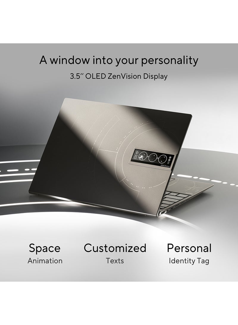 ASUS - ZenBook 14X OLED Space Edition With 14-Inch 2.8K OLED Display, Touch Screen / Core i7-12700H Processor / 16GB RAM / 1TB SSD / Intel Iris Xe Graphics / Win11 / English/Arabic Zero-G Titanium - Image 1