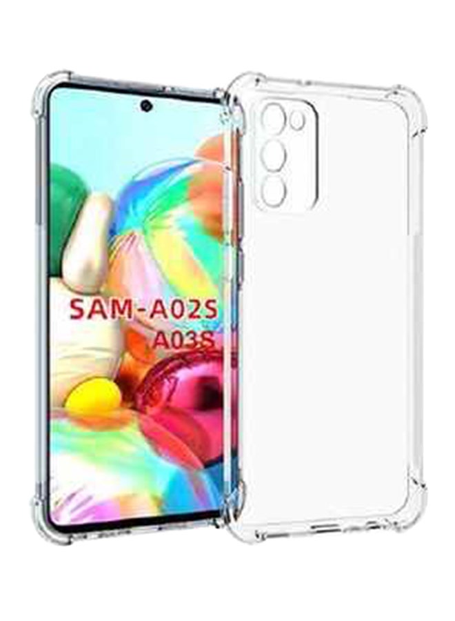 MARGOUN Clear Raised Bumper Gorilla Case Cover for Samsung Galaxy A02s/M03s clear - Image 1