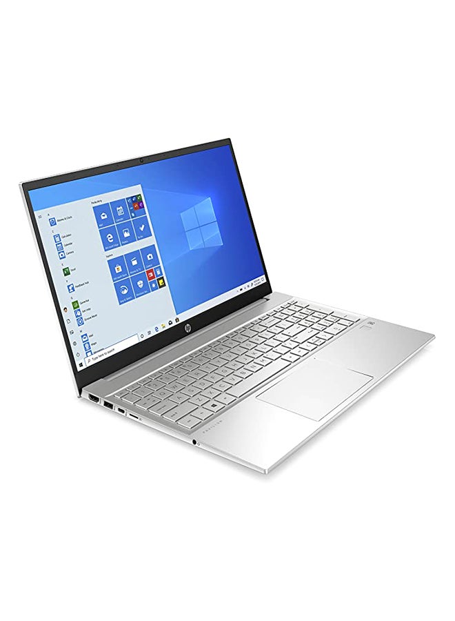 إتش بي - لابتوب بافيليون ‏‎15-eg0028ne بشاشة مقاس 15.6 بوصة بدقة كاملة الوضوح ومعالج كور i7/ ذاكرة رام سعة 8 جيجابايت/ محرك أقراص SSD سعة 512 جيجابايت/ بطاقة رسومات إنتل أيريس XE/ إصدار عالمي الإنجليزية/العربية فضي - Image 1