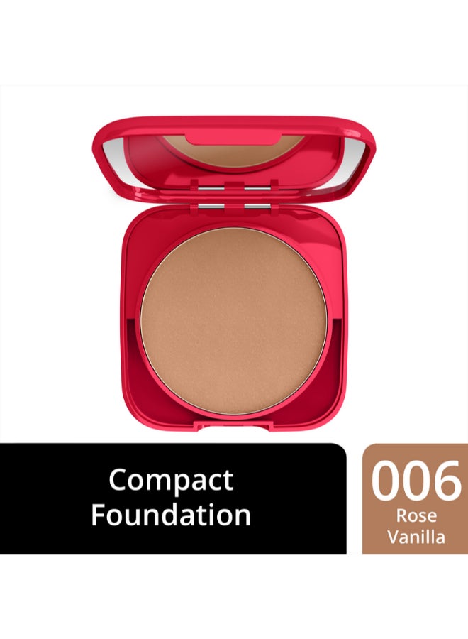 ريميل لندن كريم أساس مضغوط لاستينج فينيش – 006 – روز فانيلا - Image 3