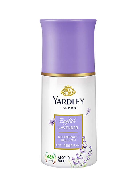 English Lavender Talc Roll-On Deodorant 50ml
