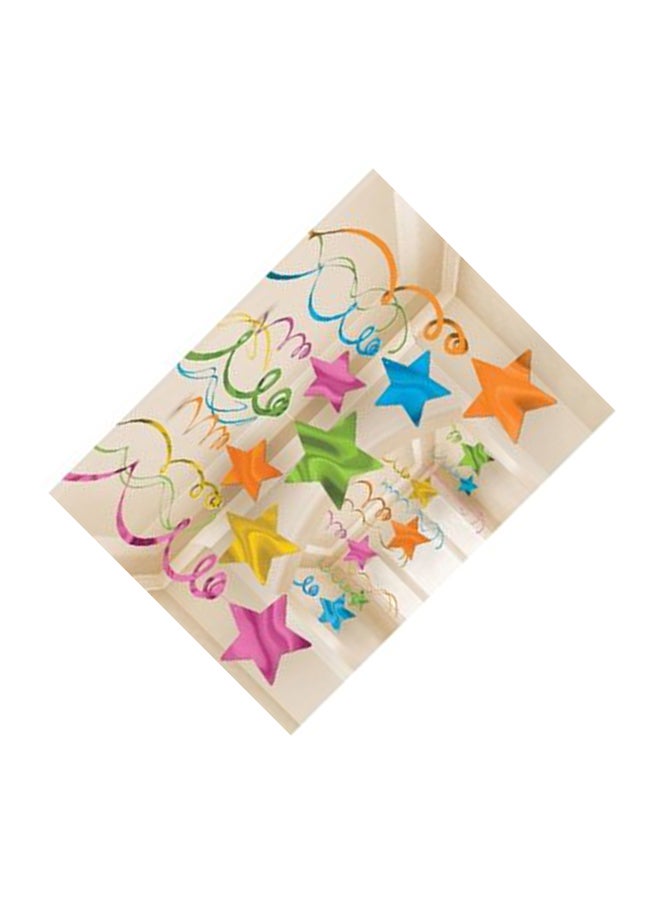 Amscan Multi Shooting Star Swirl Decoration - Image 2