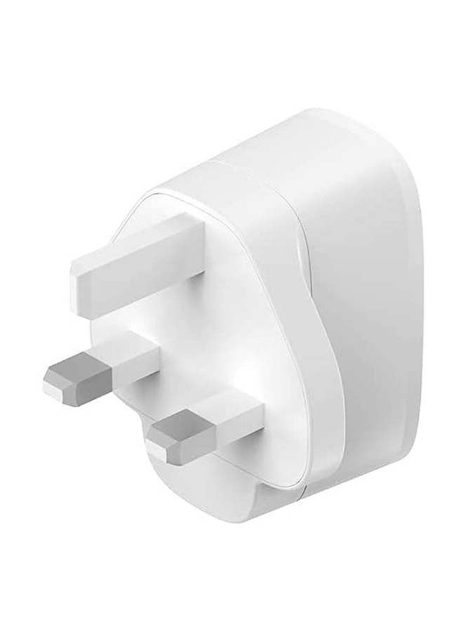 belkin - USB-A Wall Charger 12W With Lightning Cable 1m White - Image 1