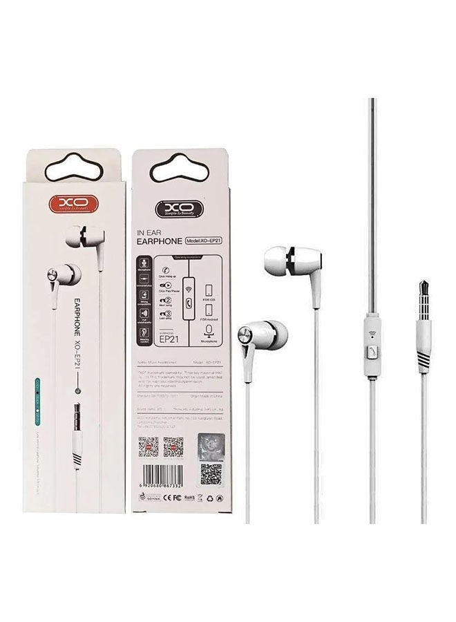 XO - Music Earphone White - Image 1