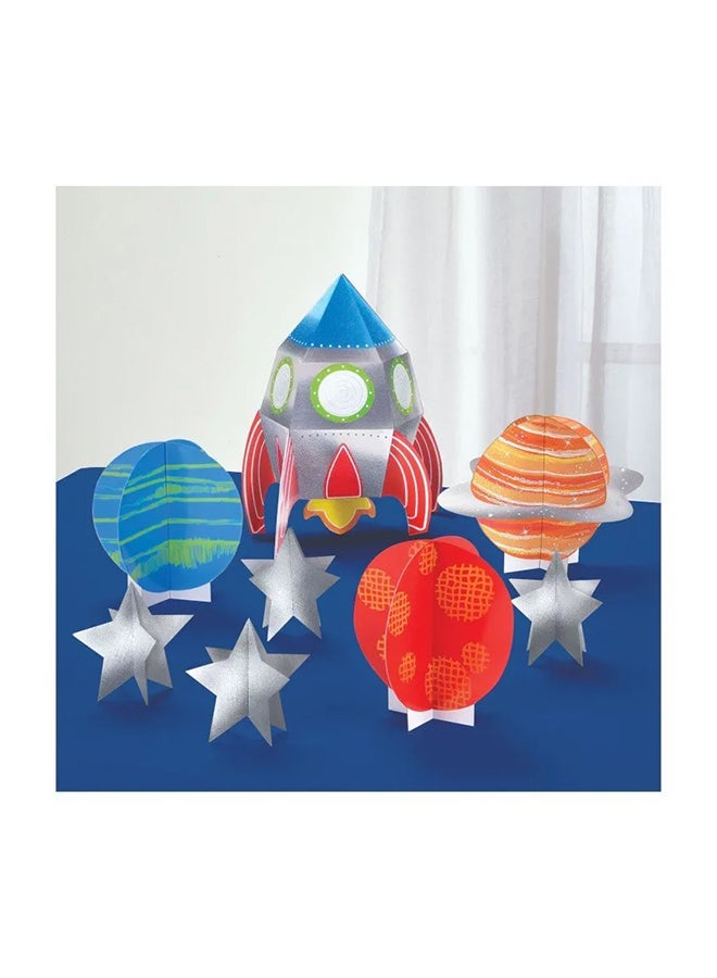 Amscan Blast Off Birthday Table Decorating Kit - Image 2