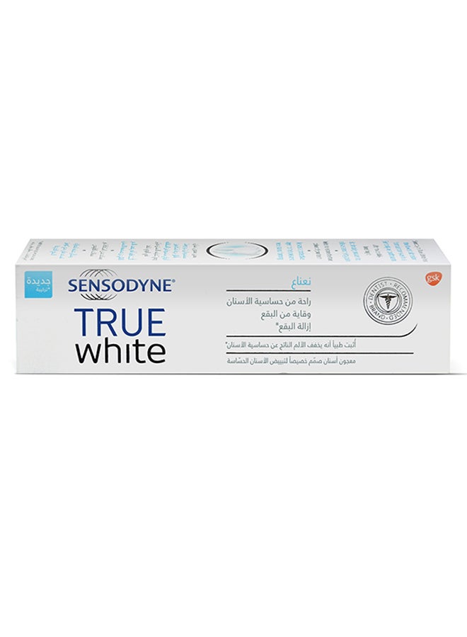 Sensodyne Specialist Whitening Toothpaste For Sensitive Teeth True White Mint 75ml - Image 1