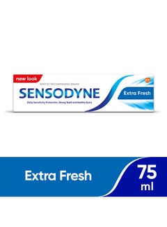 Sensodyne Toothpaste For Sensitive Teeth Extra Fresh Flavour 75ml  - Image 1