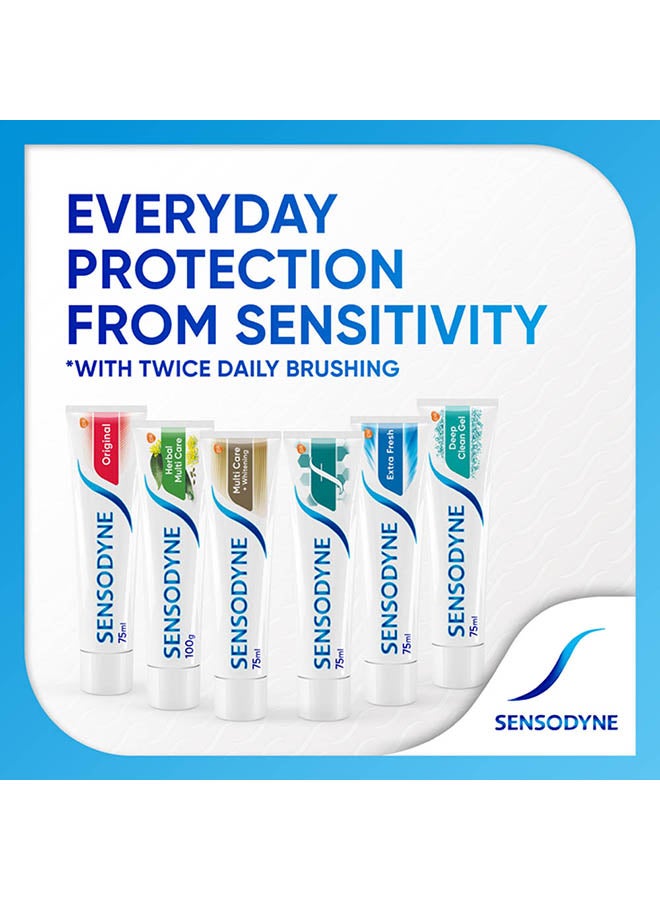 Sensodyne - Herbal Multi Care Toothpaste For Sensitive Teeth With Extracts Of Eucalyptus And Fennel White 100grams - Image 1