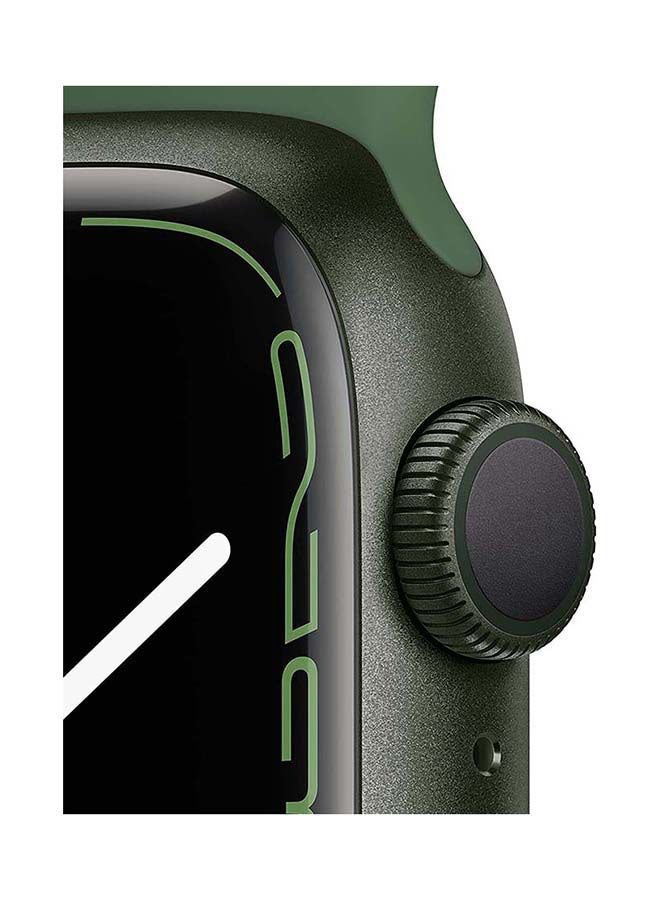 Watch Series 7 GPS 45mm Green Aluminium Case with Sport Band Clover 